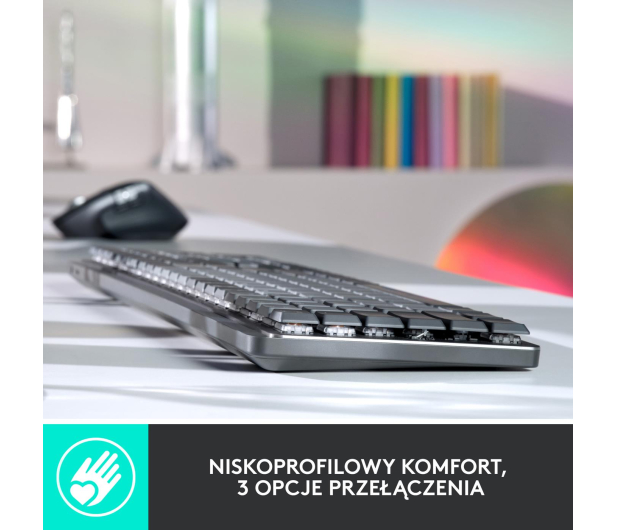 LOGITECH MX MECHANICAL KEYBOARD US INTL - 1044978 - zdjęcie 6